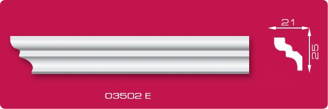 Плинтус 03502Е экстр. Формат 2м (90)