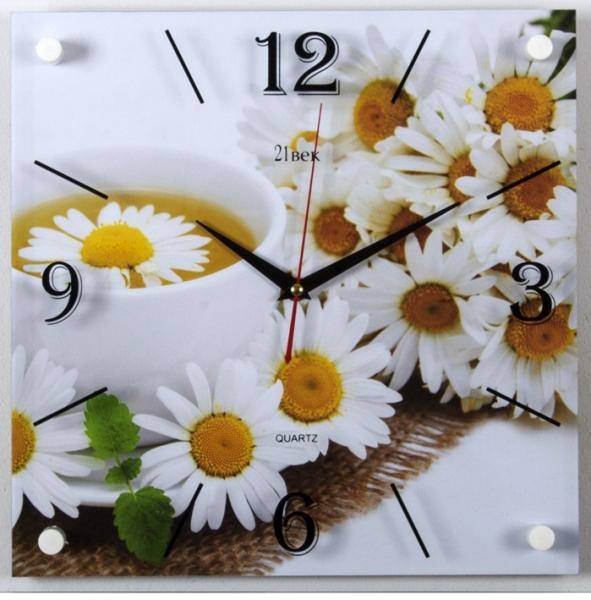 Часы настенные 3535-114 Ромашковый чай