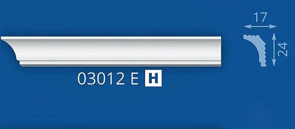 Плинтус 03012Е экстр. Формат 2м (240)