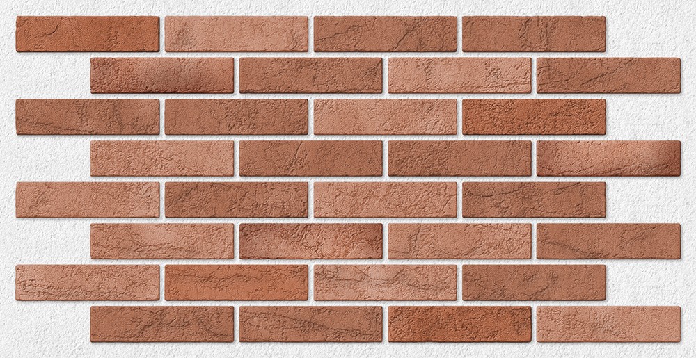 Панель ПВХ ПМ Кирпич Терракот 960*485мм (15)