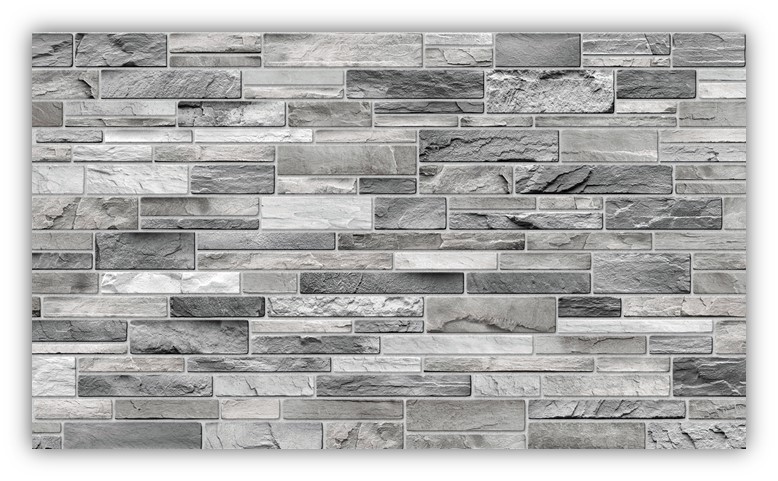 Панель ПВХ ПМ Песчаник Антрацит сер 960*485мм (15)