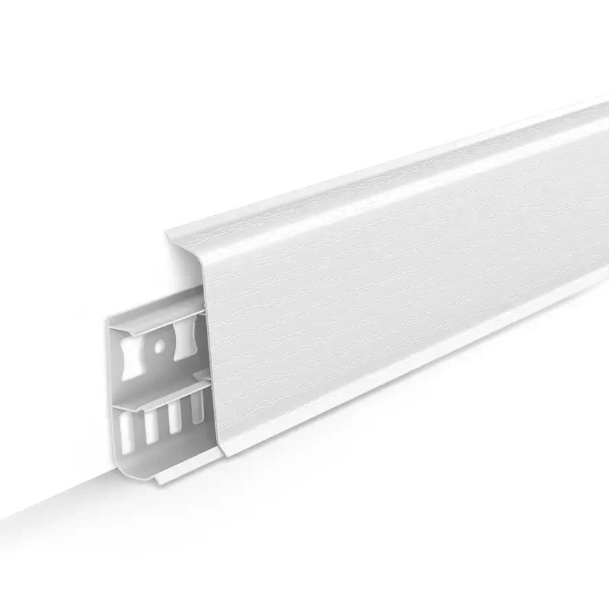 Плинтус Деконика 70мм 2,2м 001 Белый