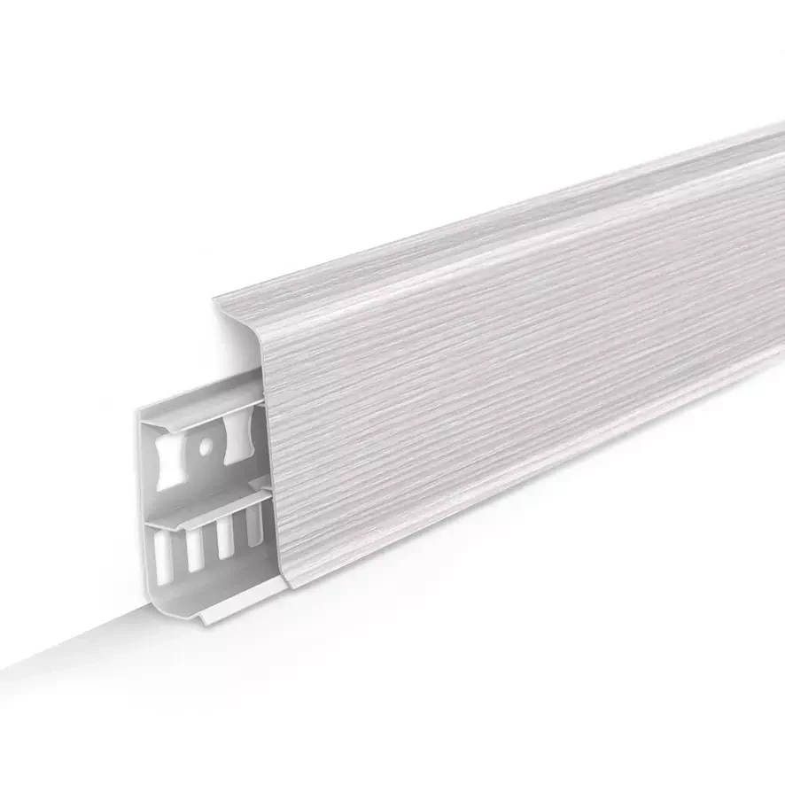 Плинтус Деконика 70мм 2,2м 255 Ясень бьянко