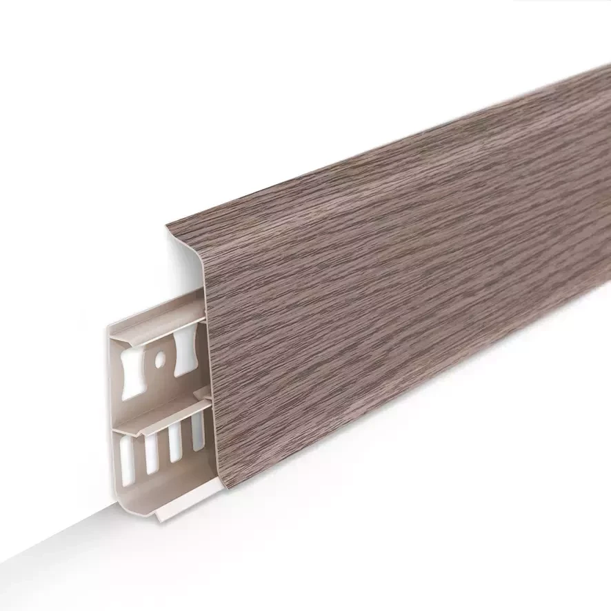 Плинтус Деконика 85мм 2,2м 215 Дуб снежный