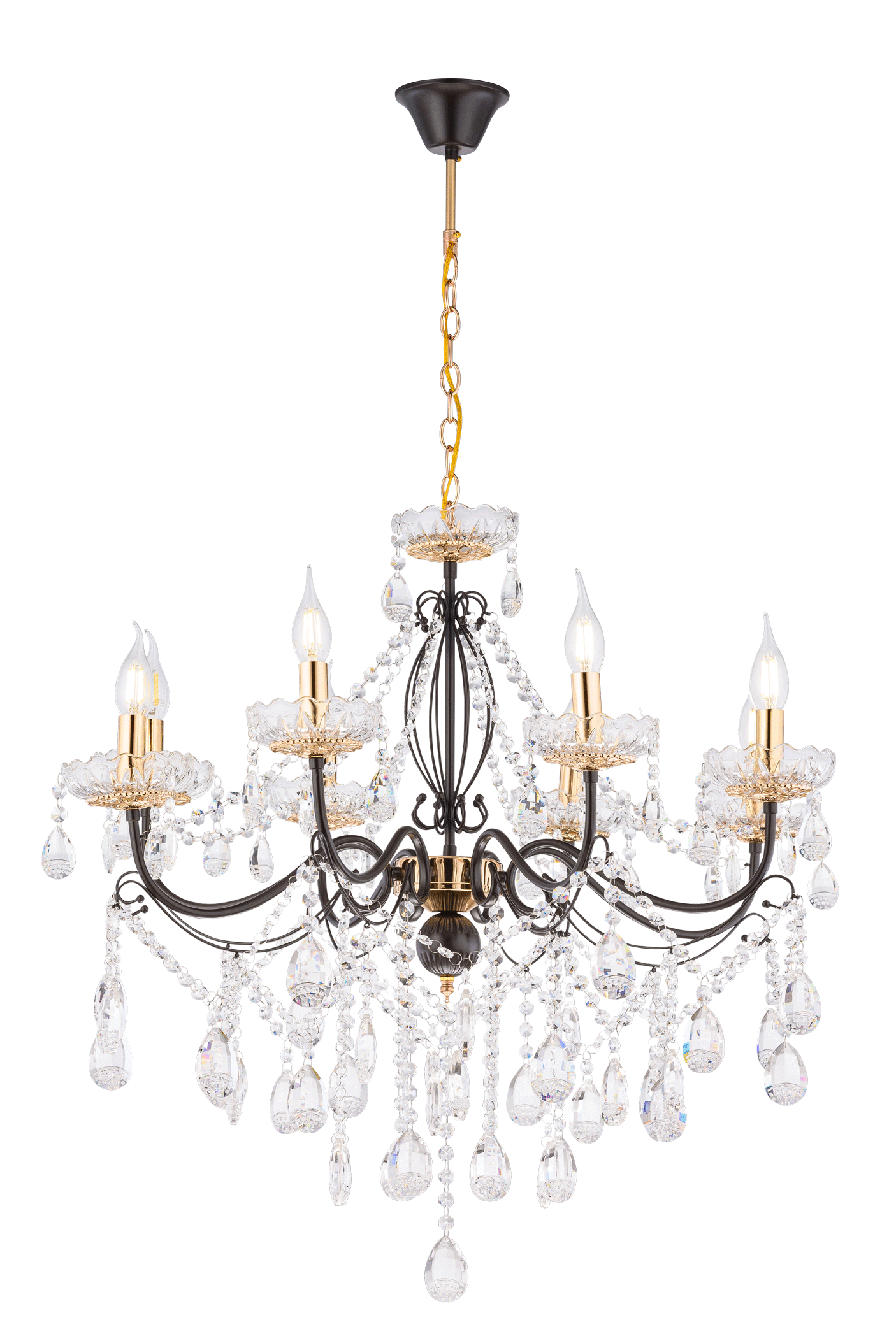 Люстра  4460/8 CF+FG (1)