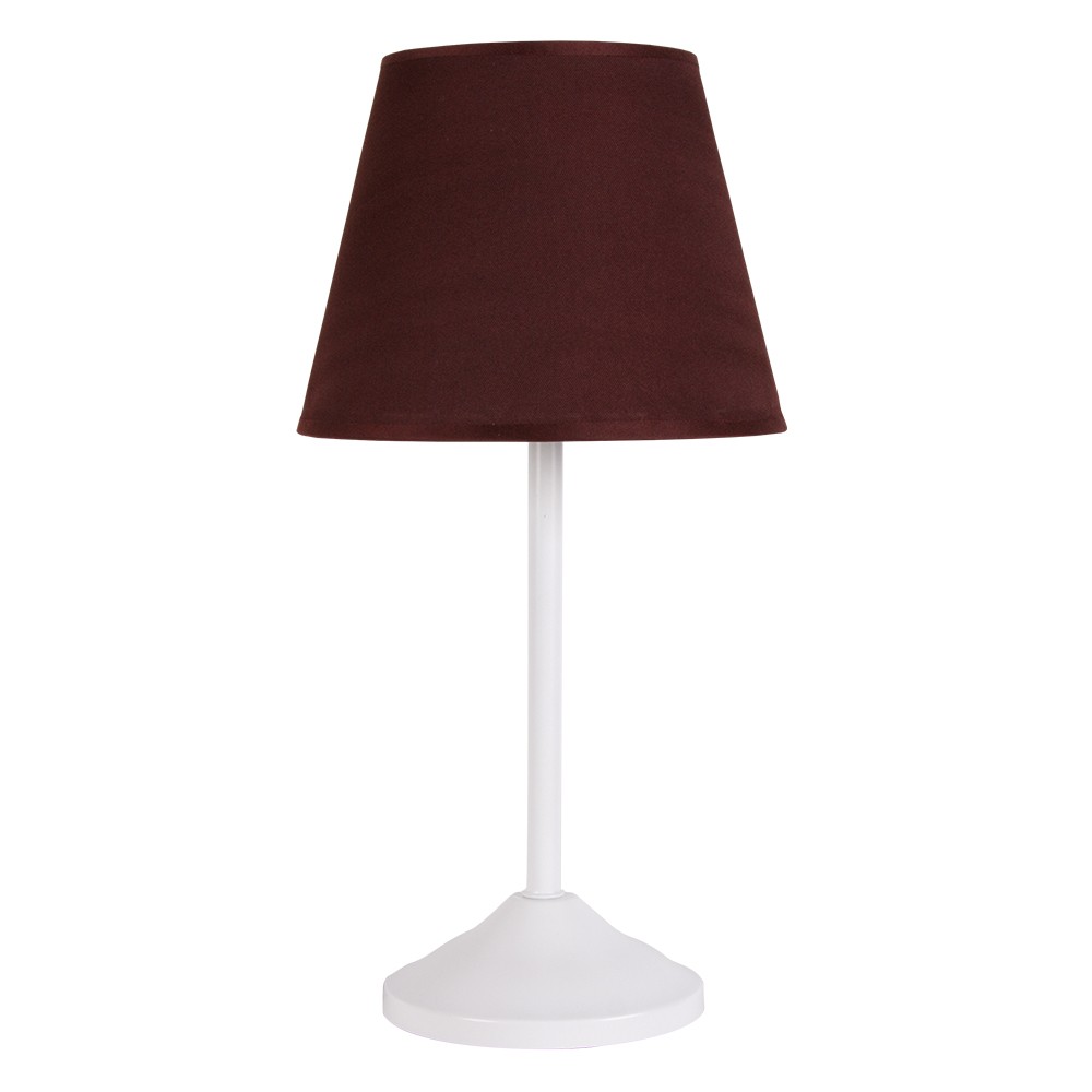 Светильник настольный 40329 коричневый с абажуром