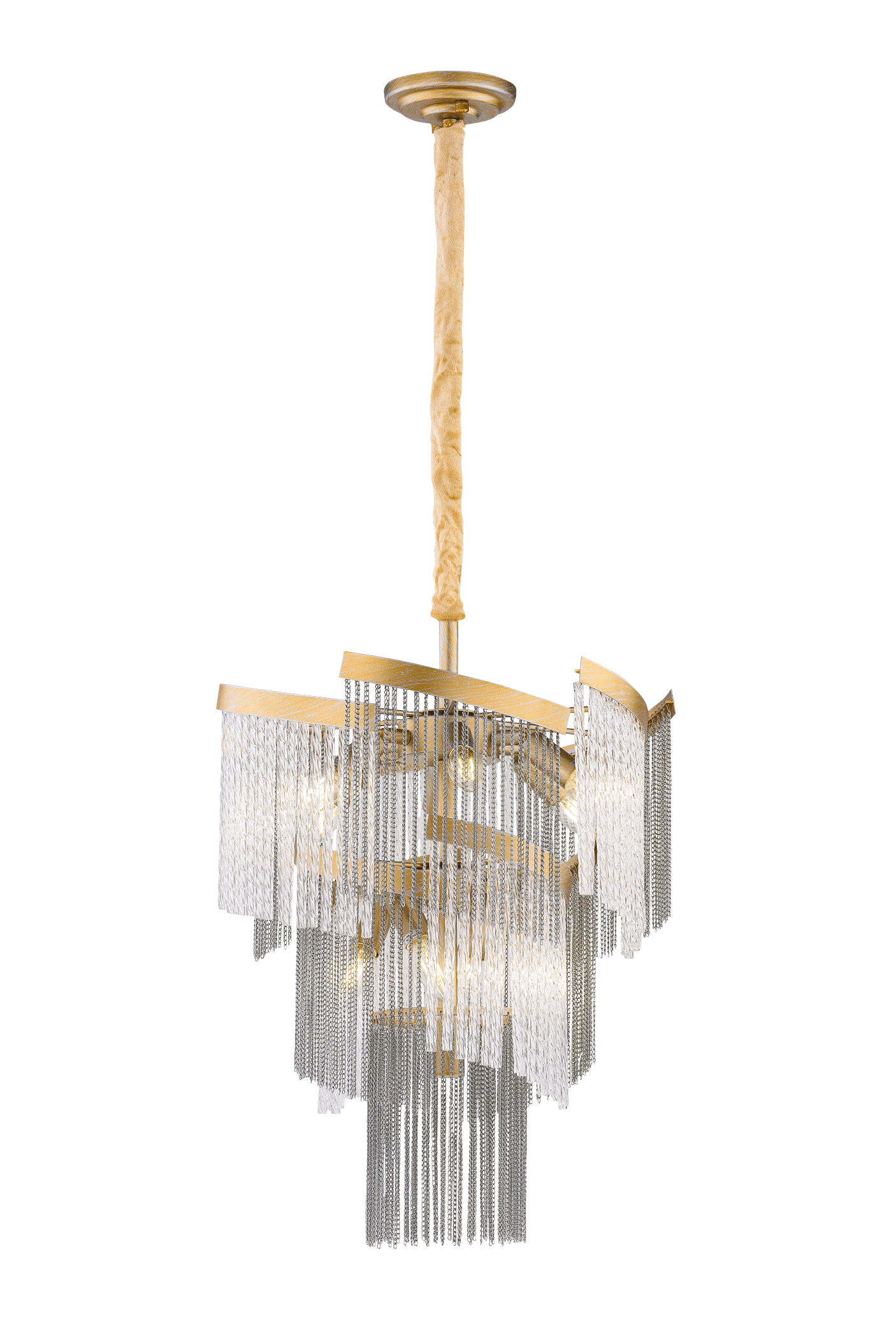 Люстра  2174G/11 GD+SIL (1)