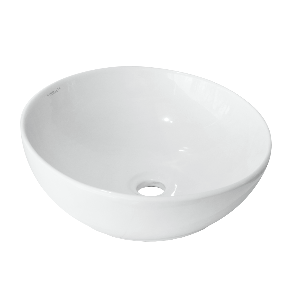 Умывальник накладной Art CUT 398x398 белый /Sanita LUX/