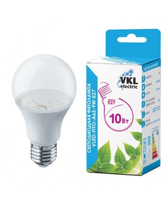 Лампа светодиодная VLED-FITO-A65-10W-E27 220V 