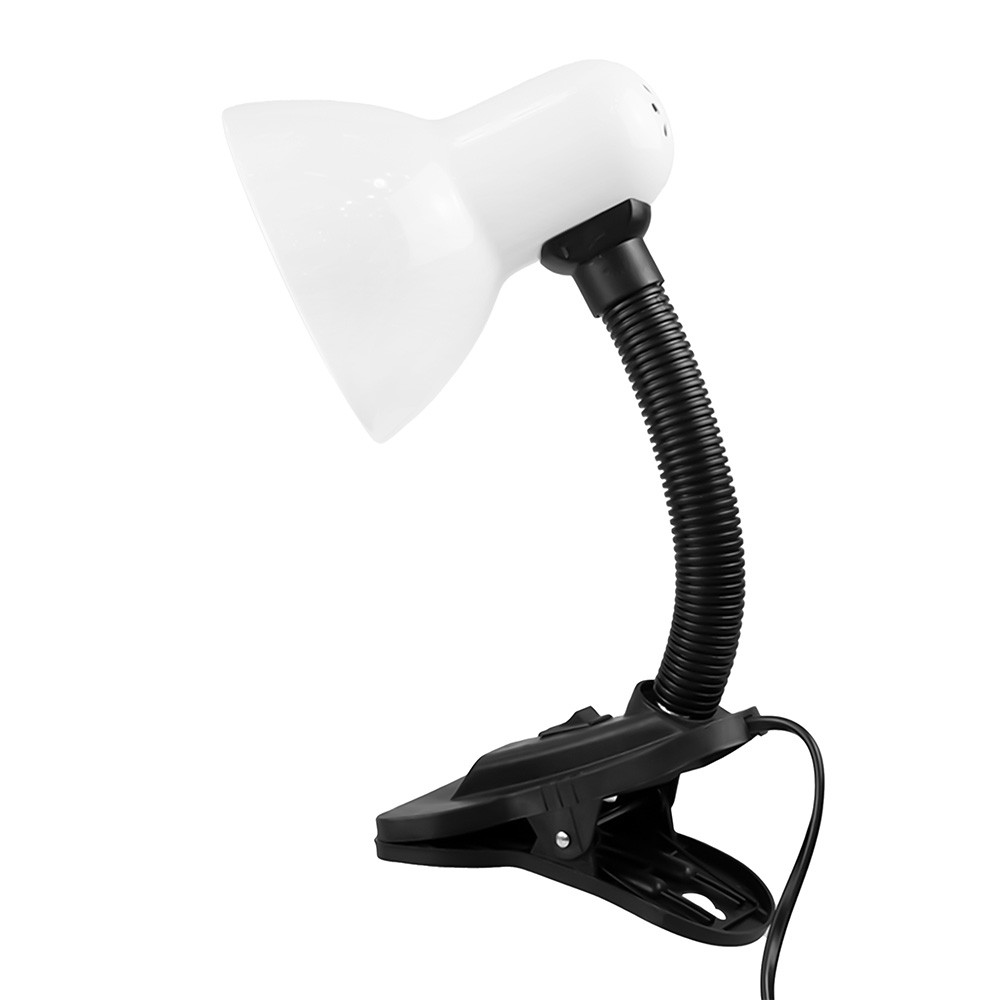 Светильник настольный на прищепке DL-2-60W-E27 белый