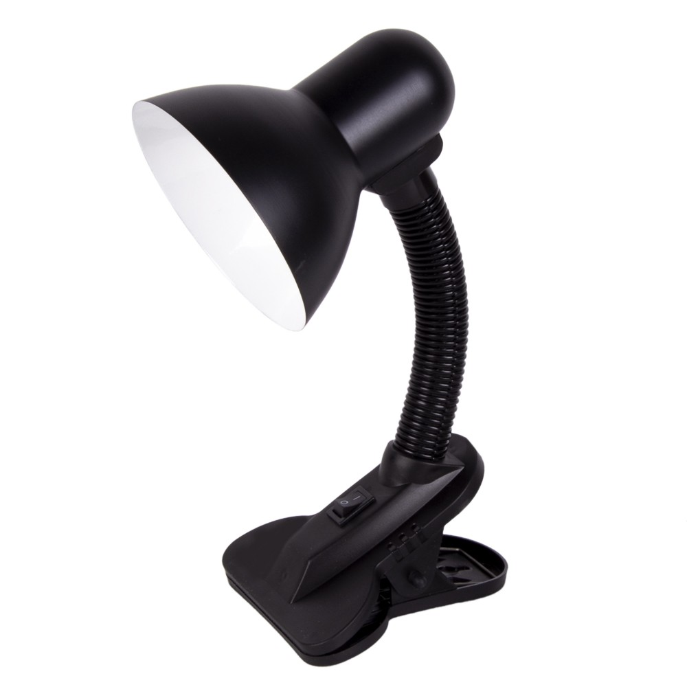 Светильник настольный на прищепке DL-2-60W-Е27 черный