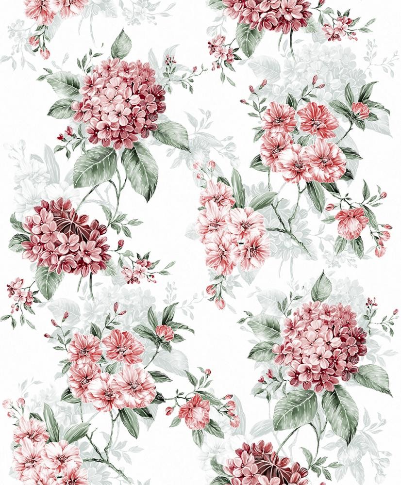 Обои В138-03 Гортензия/0,53*10/С32М/ВВ/Саратов