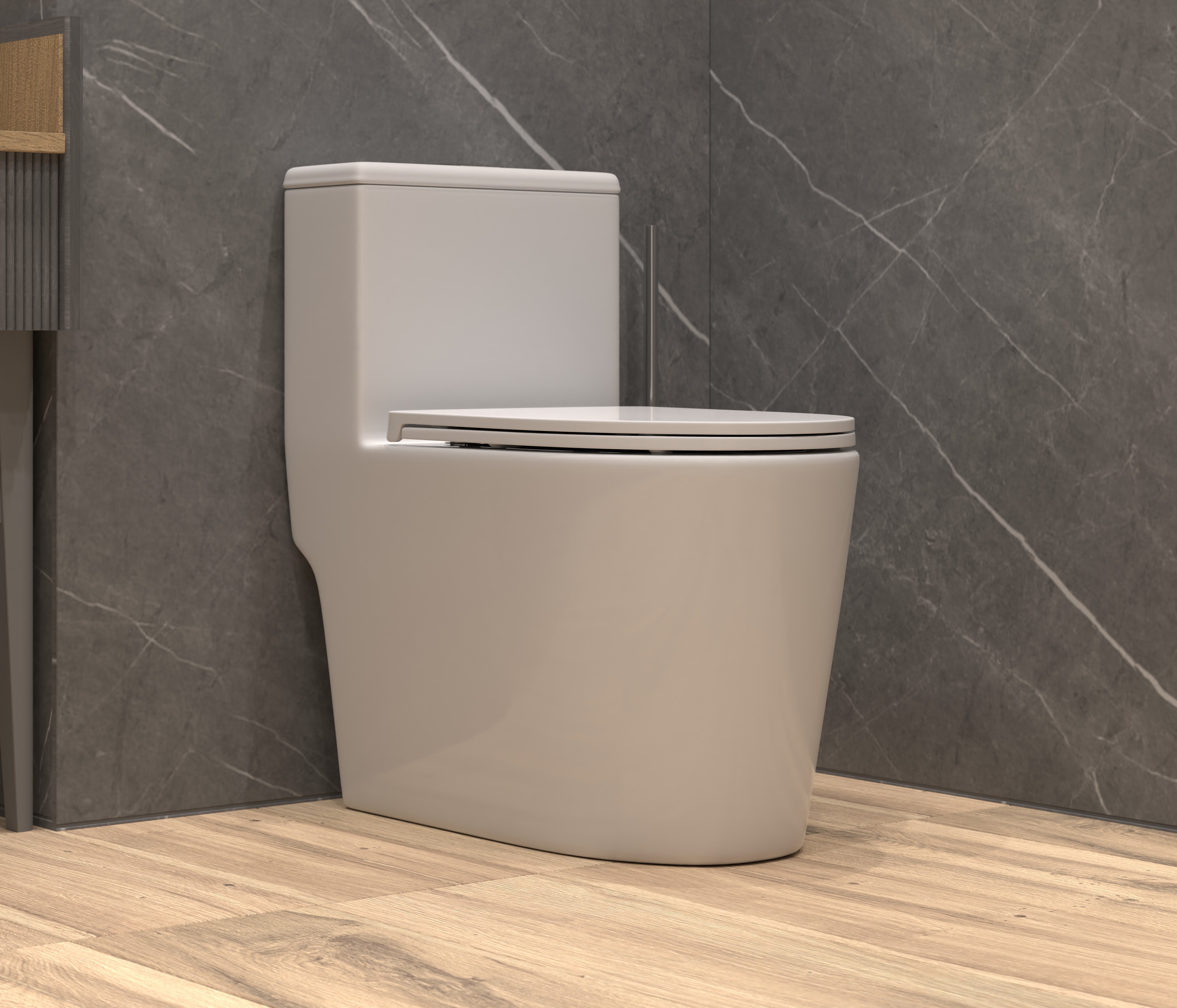 Монолит  Т1083 безободковый, сиденье ДП (с гофрой и подводкой)