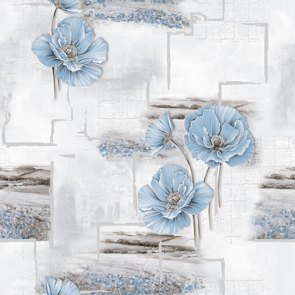 Обои Ф816-06 Маки /0,53*10/С14/Бумага/Саратов (15)