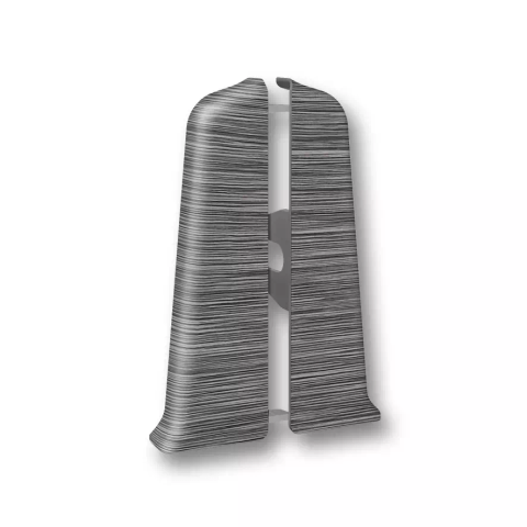 Торцевые (пара) Деконика 55мм 187 Алюминий темный