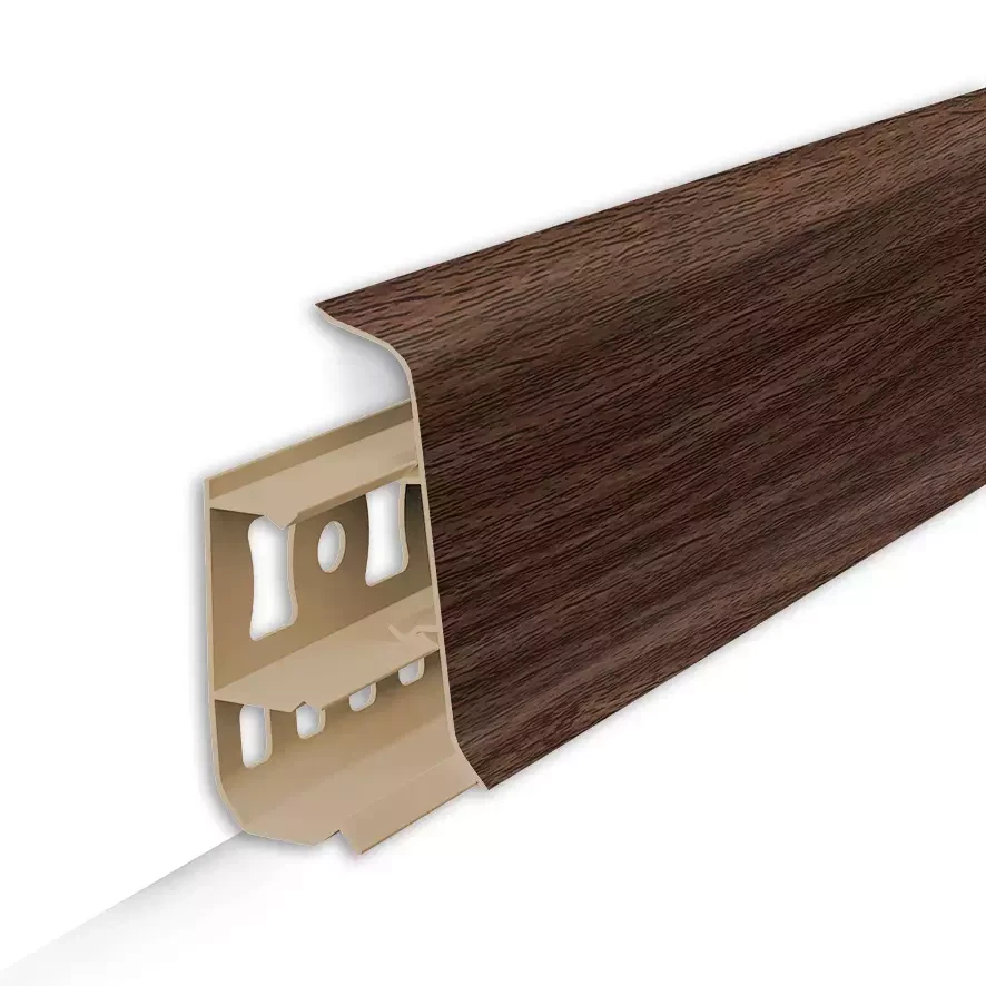 Плинтус Деконика 55мм 2,2м 291 Орех 