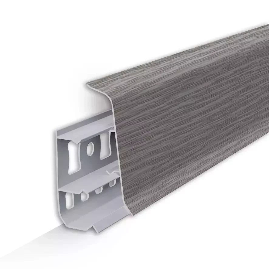 Плинтус Деконика 55мм 2,2м 210 Дуб пепельный 