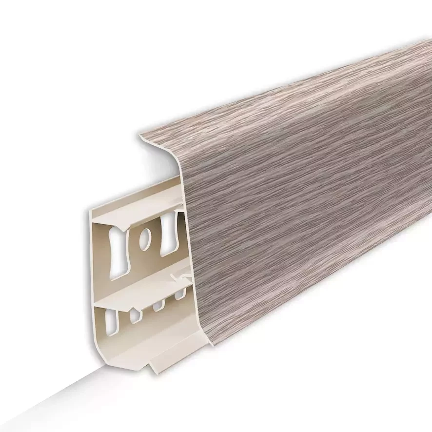 Плинтус Деконика 55мм 2,2м 229 Дуб латте