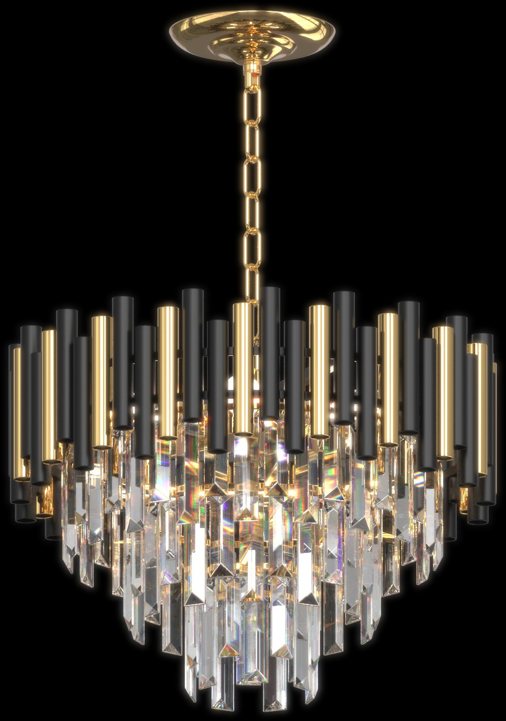 Люстра  33012/430 FGD+BK 6*Е14