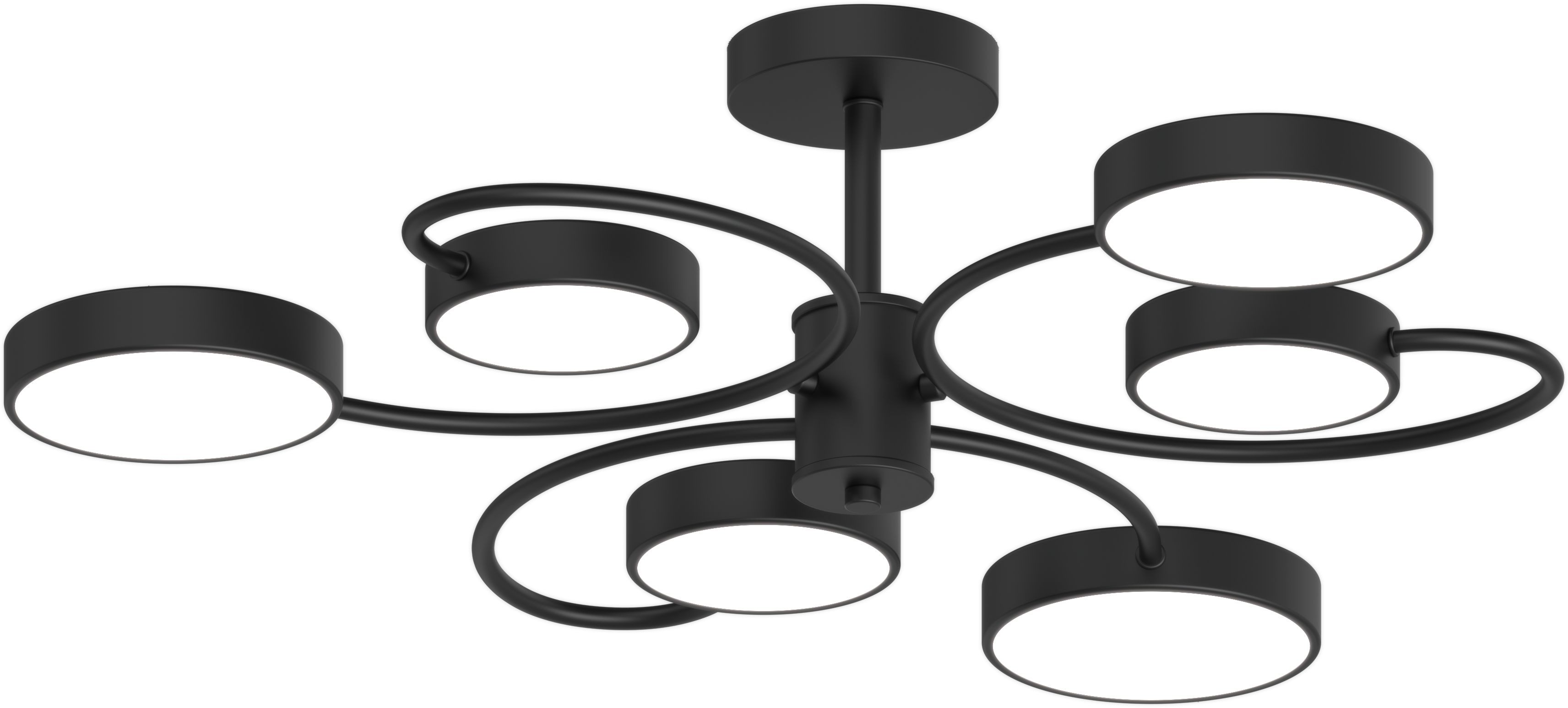 Люстра 60489/6 BK LED 90W 