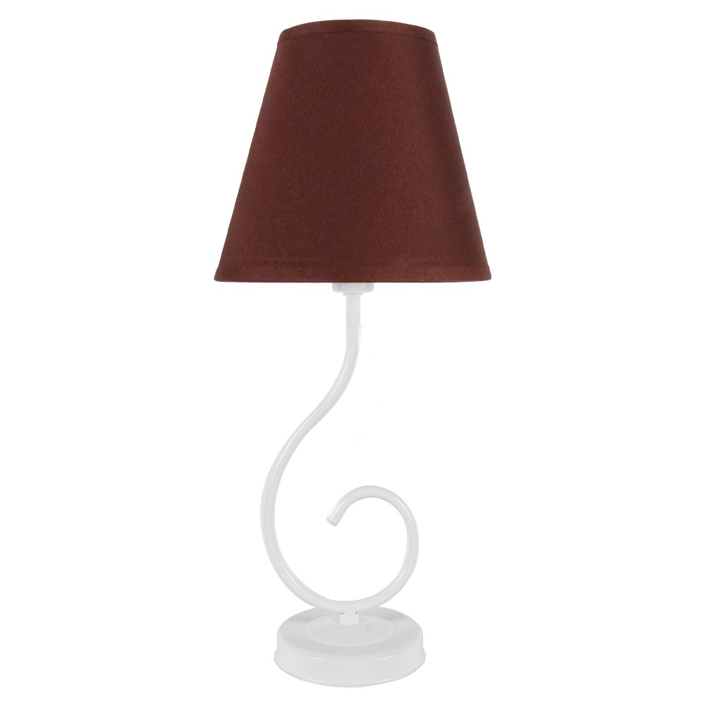 Светильник настольный 40327 шоколад с абажуром (1)