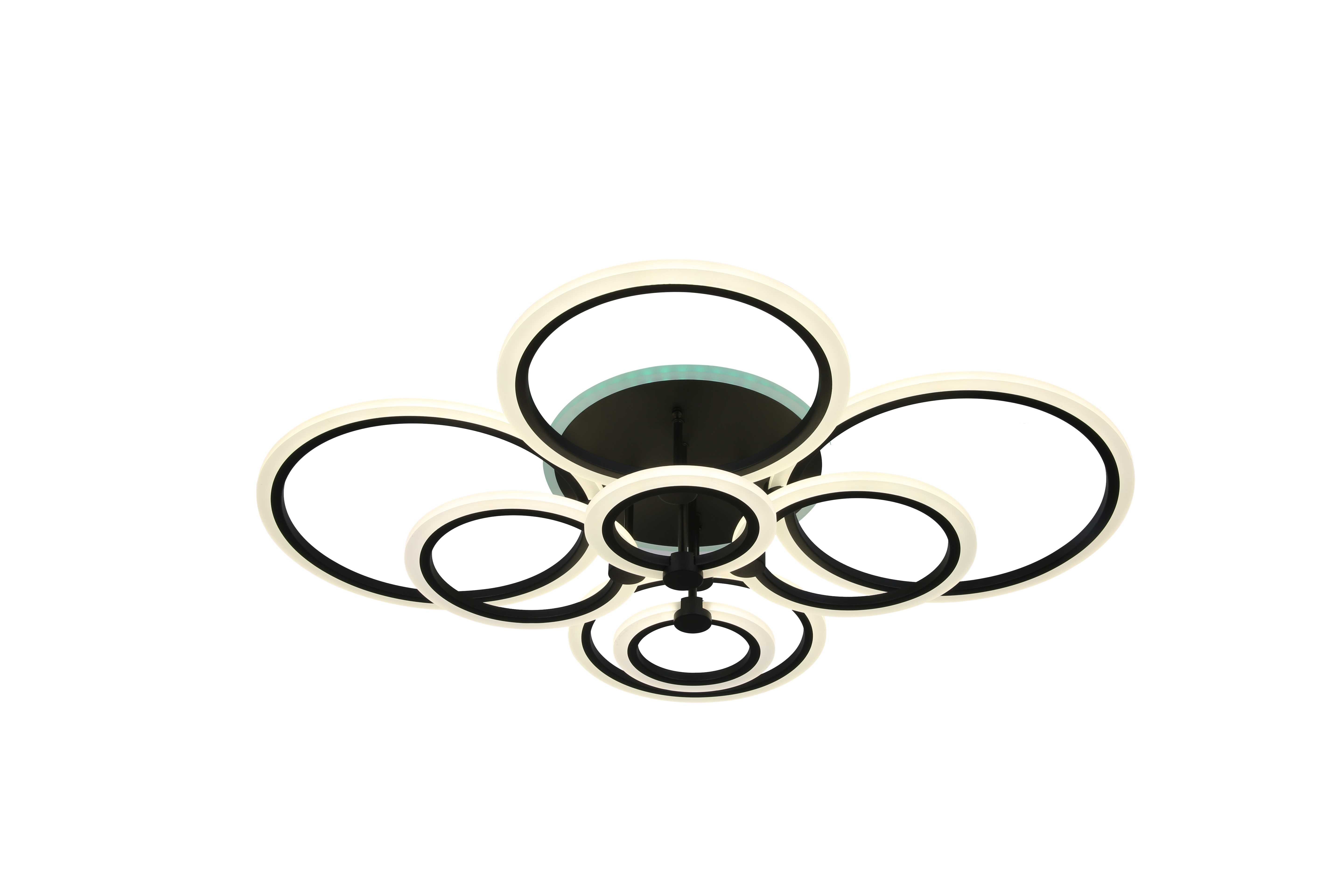 Люстра  3009/8 BK+RGB (1) MN RL