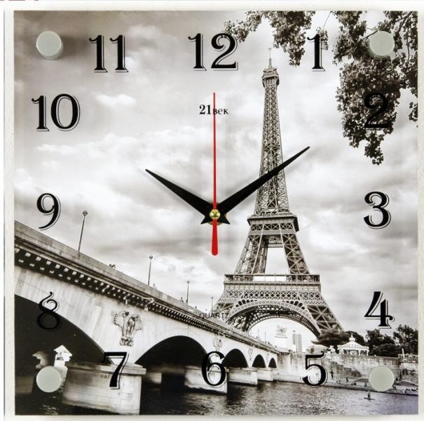 Часы настенные 2525-364 Эйфелева башня