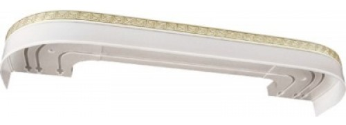 Карниз Греция с поворотом 3,2 бел. глянец 