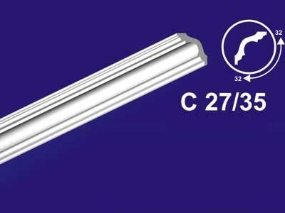 Плинтус потолочный С 27/35 2м (140)