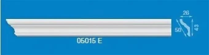 Плинтус 05015Е экстр. Формат 2м (120)