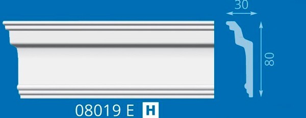 Плинтус 08019Е экстр. Формат 2м (60)