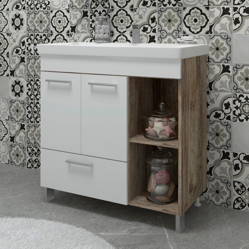 Тумба Crea 80 + ум.Como80