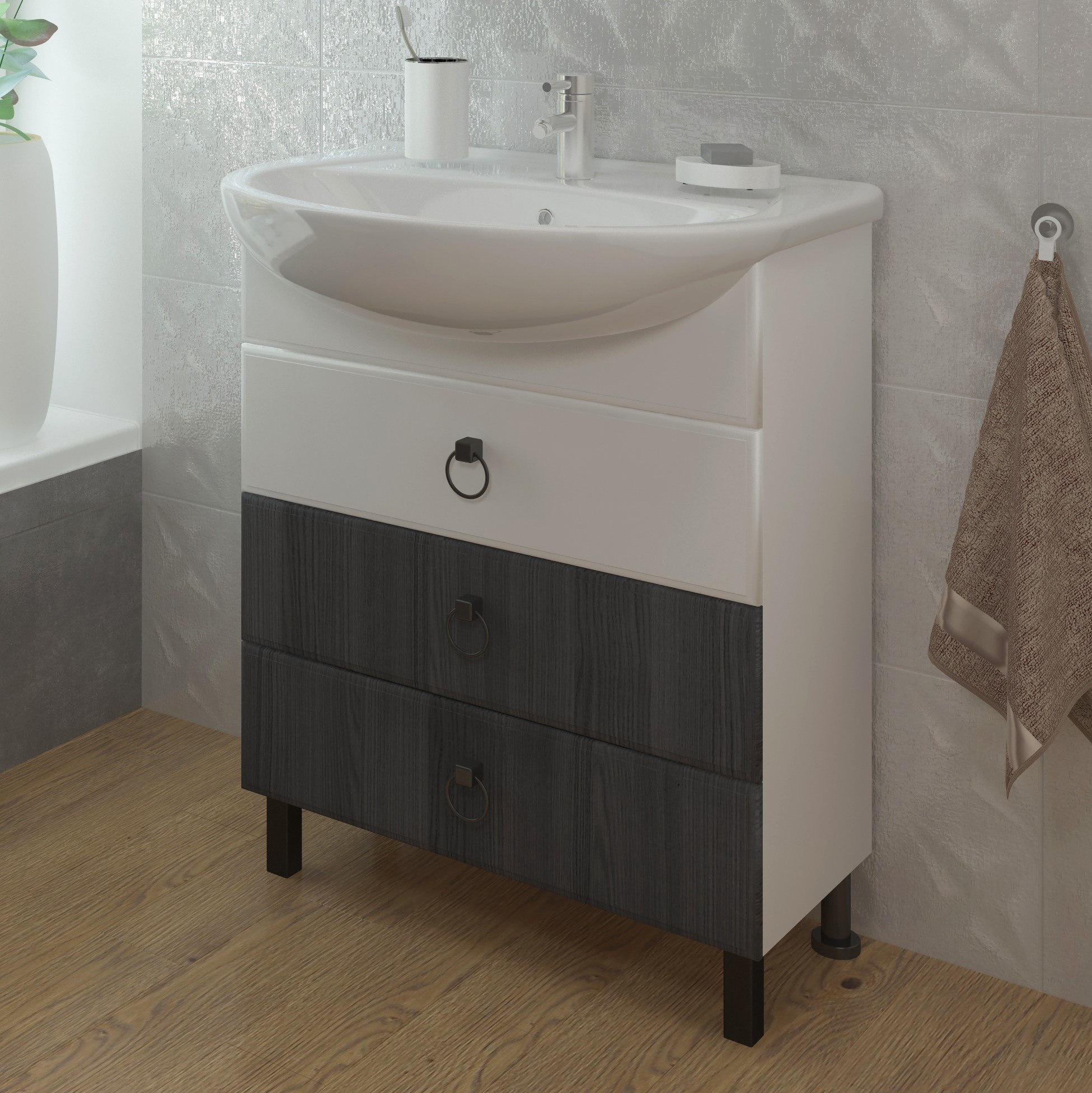 Тумба Arcada 65 №2 + ум.Стелла 65