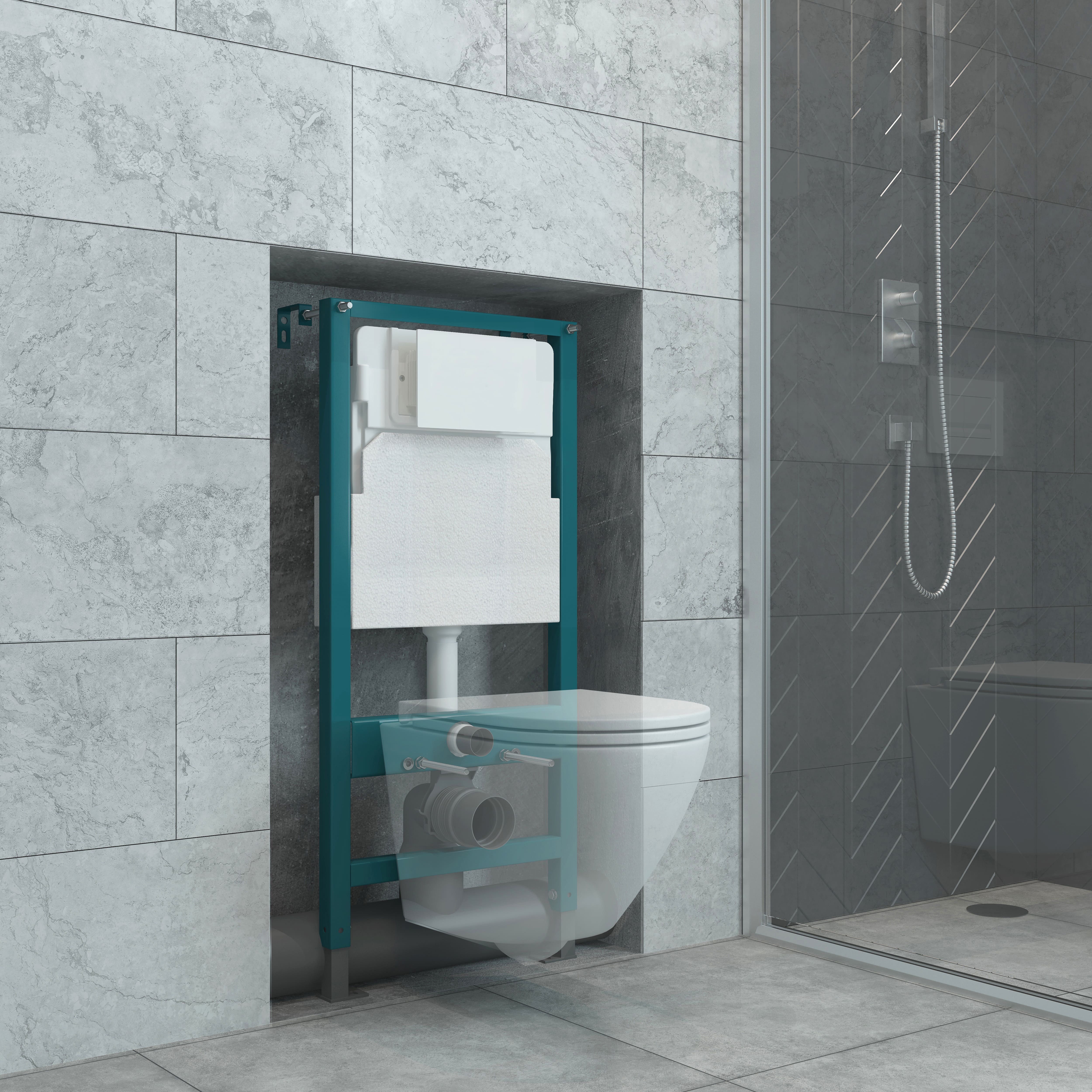 Инсталляция EvaGold 500 для подвесного унитаза БЕЗ КНОПКИ