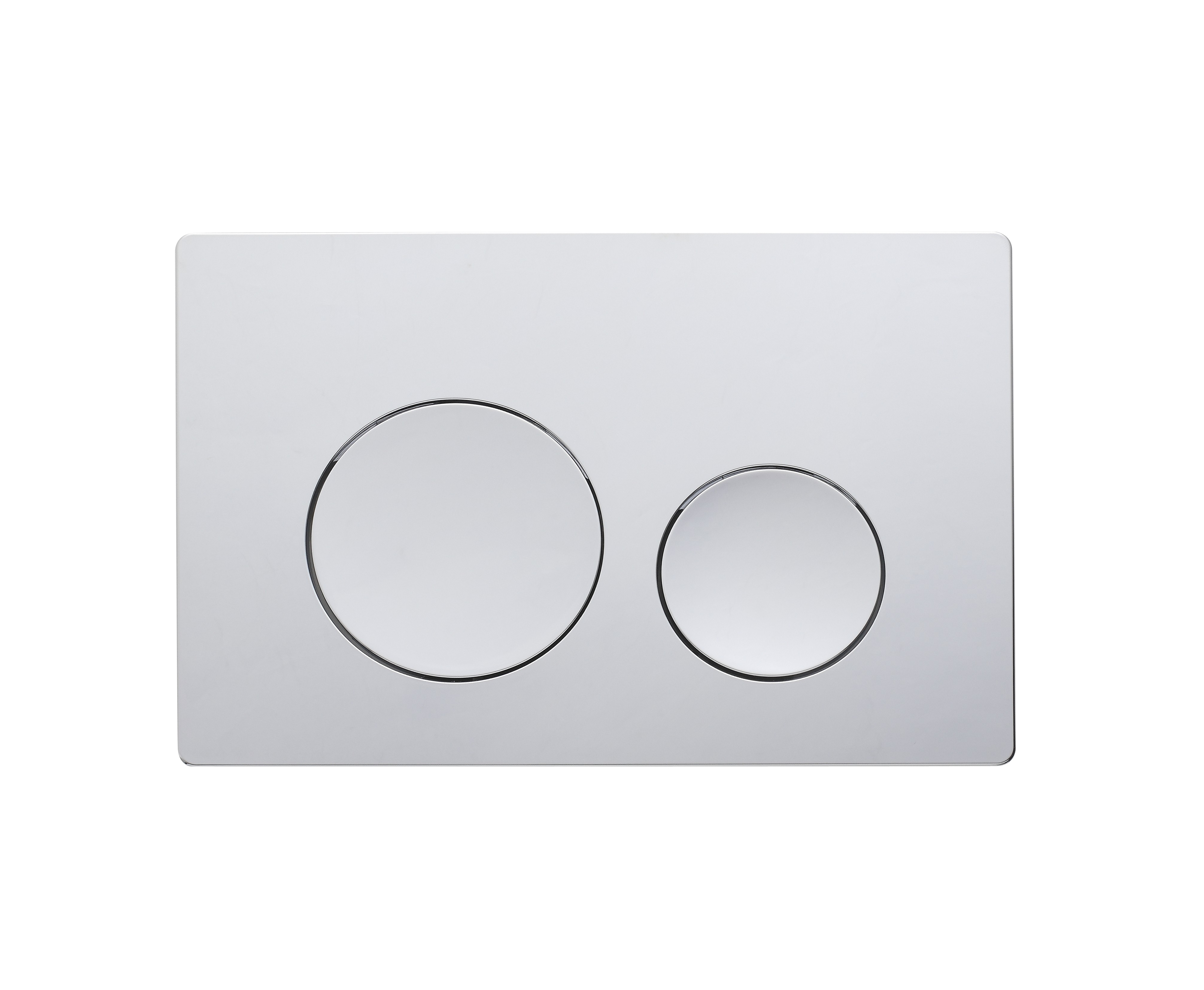 Кнопка смыва EvaGold 03 пластик круг хром  для инсталяции EvaGold400 EvaGold500