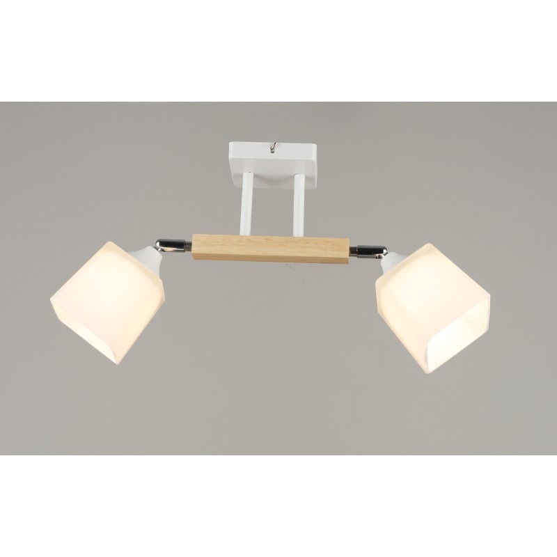 Люстра  2000/2 WT+WOOD (4)(1)