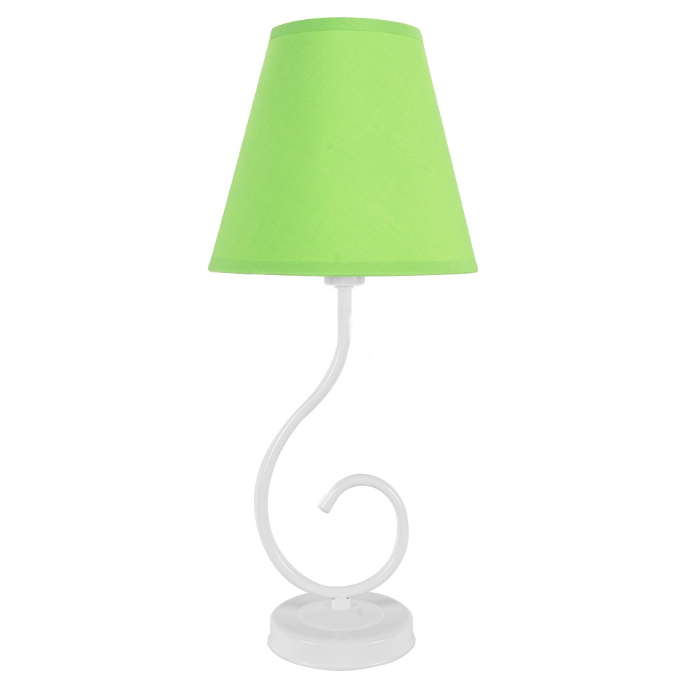 Светильник настольный 40327 зеленый с абажуром (1)