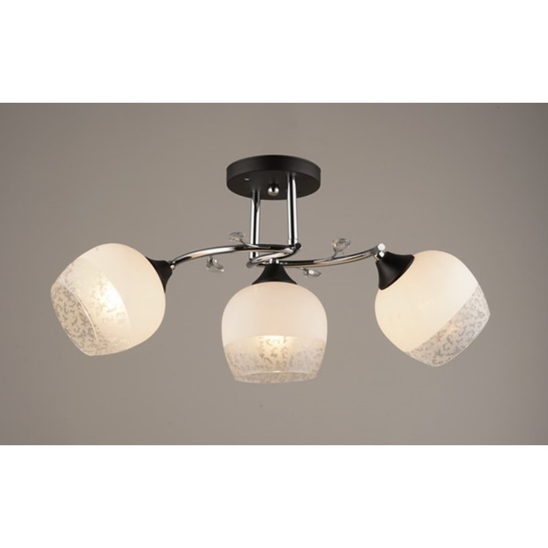 Люстра  2005/3 CH+BK (4)(1)