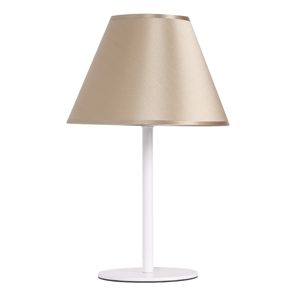 Светильник настольный 40130 с абажуром шампань