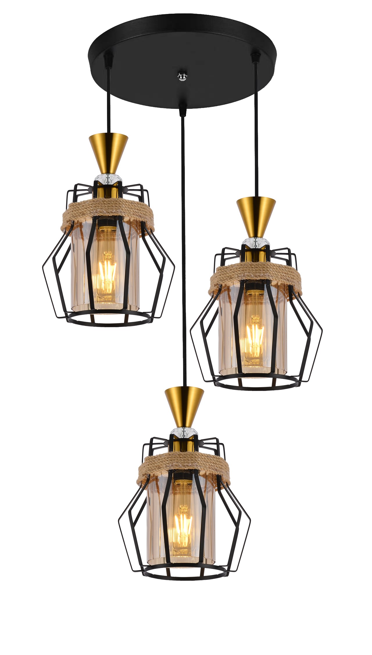 Люстра  13110/3 BK+AB