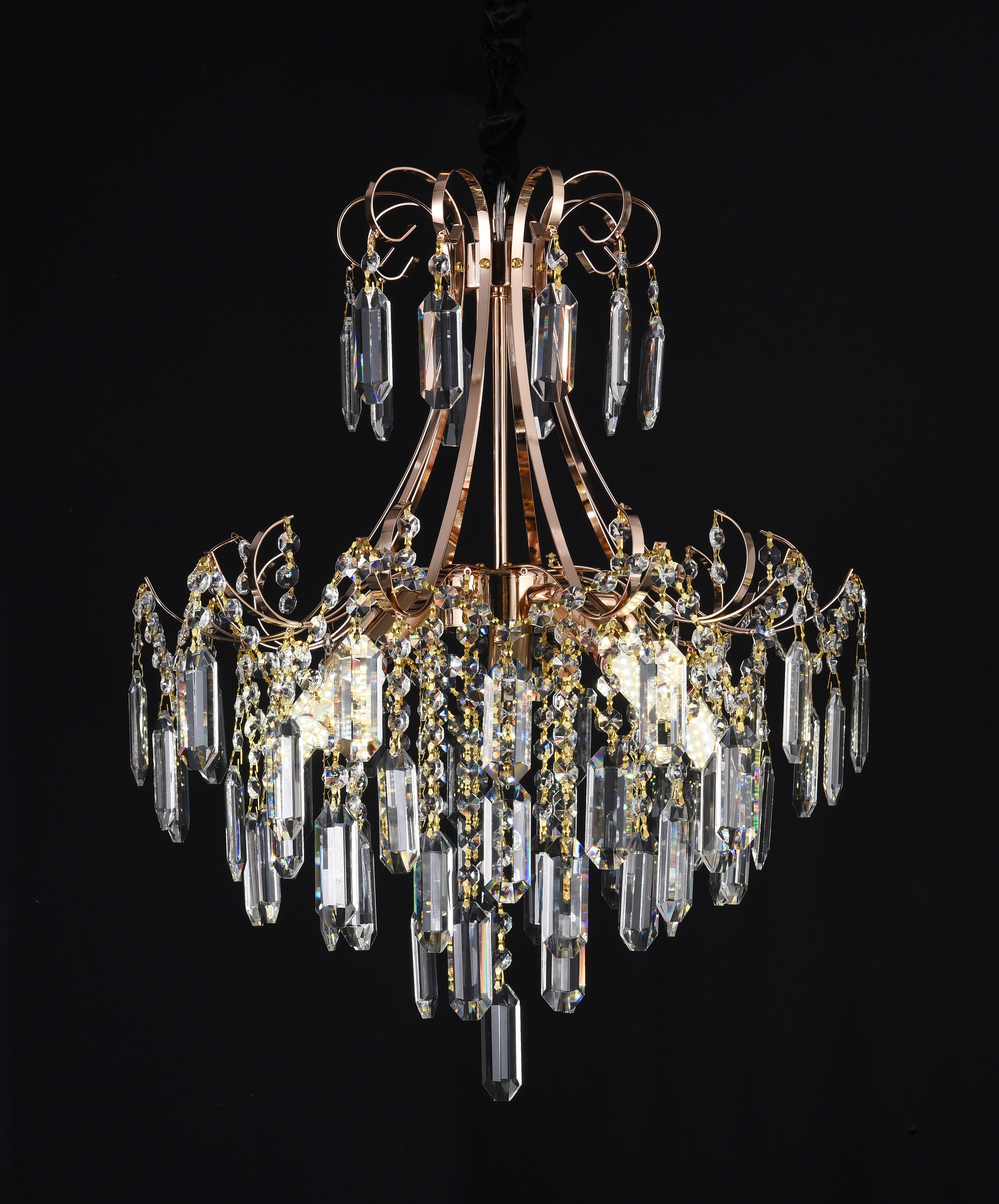 Люстра 30046/5 FGD+WT GLASS D480 5*E14 40W 