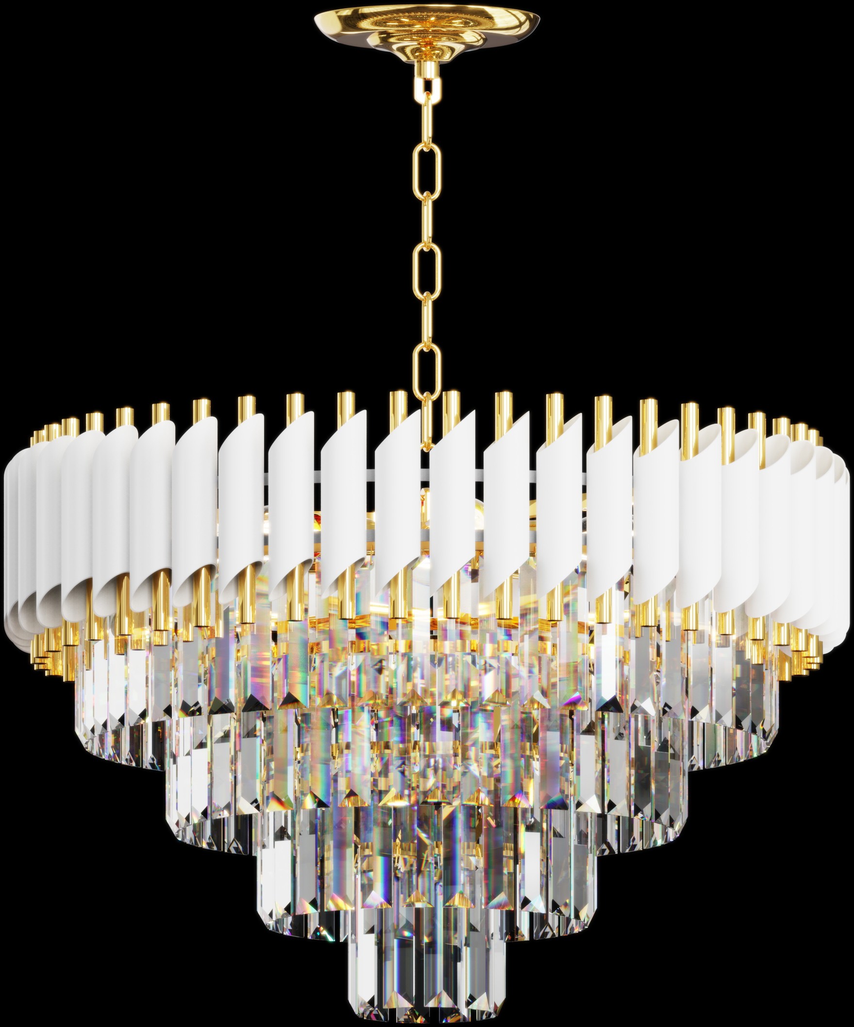 Люстра  33015/550 FGD+WH 8*Е14