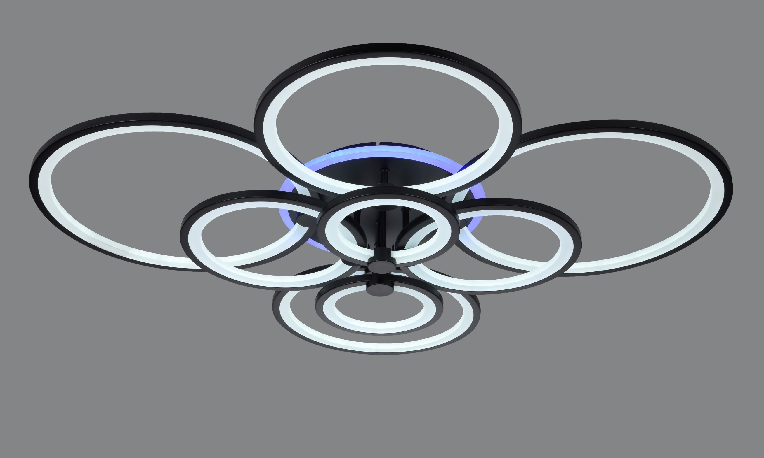 Люстра  3010/8B BK/RGB (1)