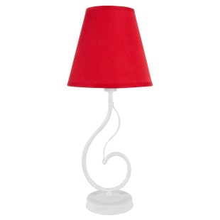 Светильник настольный 40129 Красный с абажуром