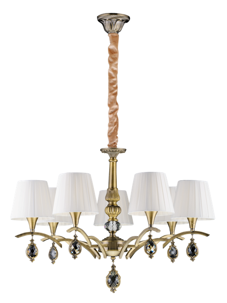 Люстра  5197/7 бронза