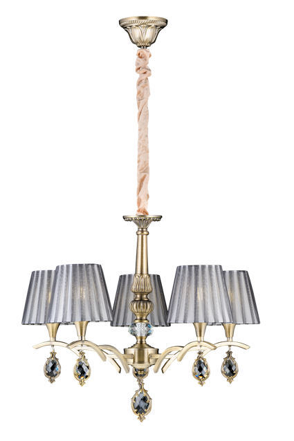 Люстра  5197/5 бронза