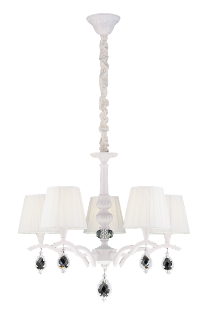 Люстра  5197/5 белая