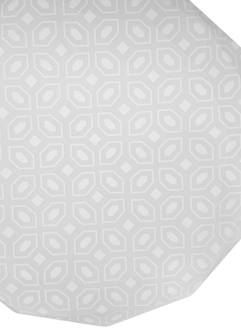 Светильник Терраццо белый LED 20W 6400К 230мм 3-33-20