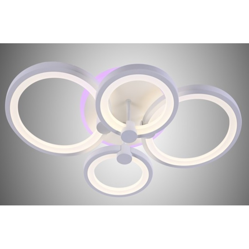 Люстра 6016/2+2 WH LED (8067/2+2 WH)