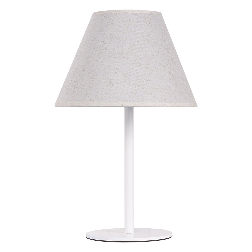 Светильник настольный 40130 с абажуром натурал